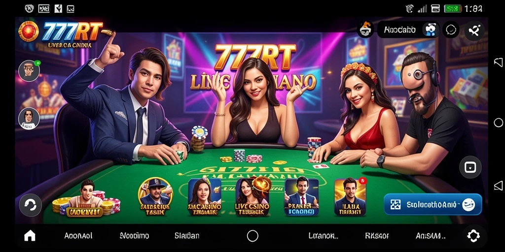 Gameplay Live Casino yang menegangkan dan interaktif di 777RT.