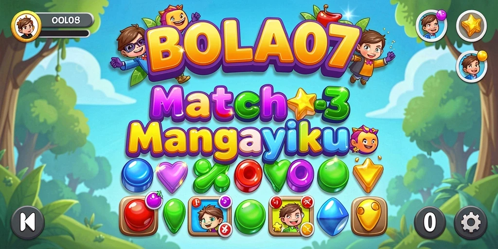 Gameplay seru dari BOLA07 dalam kategori Match-3.