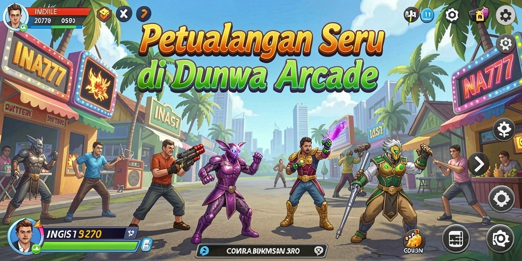 Screenshot INA777 menunjukkan gameplay yang seru dan penuh warna.