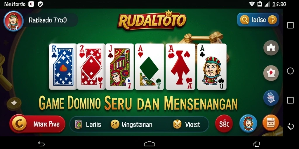 Tampilan gameplay RUDALTOTO yang seru dan interaktif.