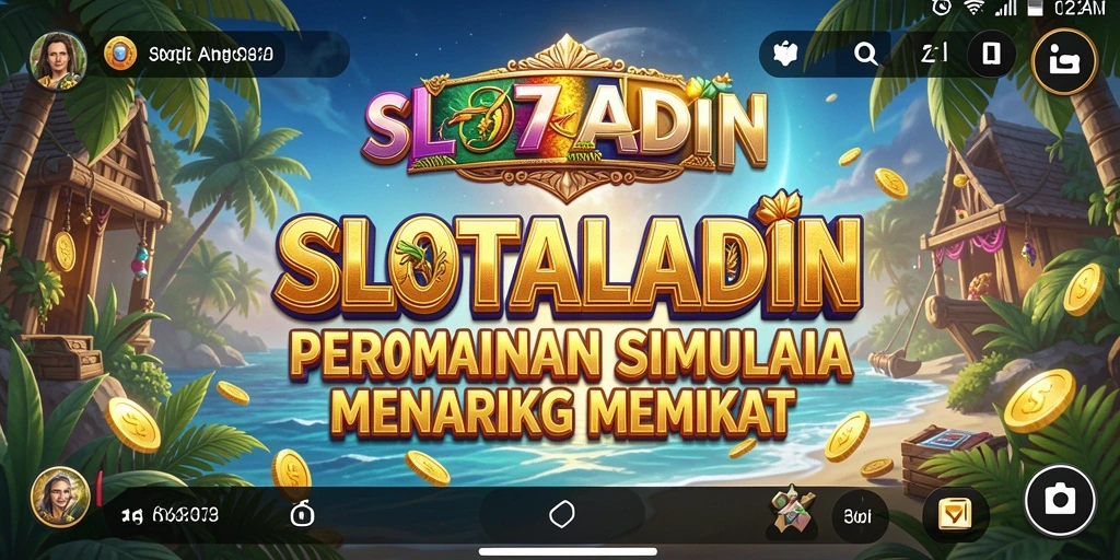 Tampilan gameplay seru dari SLOTALADIN dengan berbagai tema menarik.