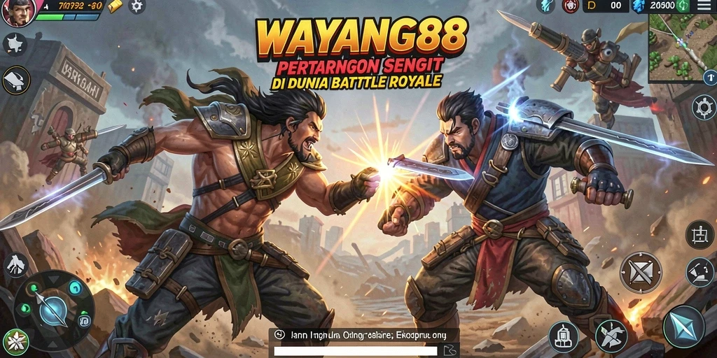 Gameplay seru dengan pertarungan sengit di arena Battle Royale.