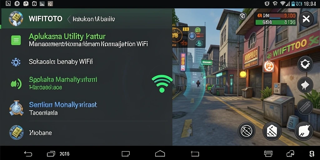 Tampilan interface WIFITOTO menampilkan fitur manajemen WiFi yang efisien.