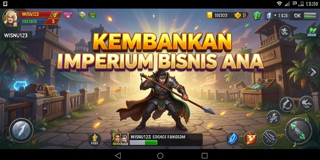 Tampilan menarik dari gameplay WISNU123 yang menantang.